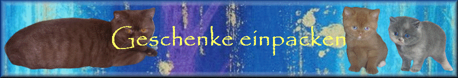 Geschenke einpacken
